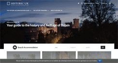 Desktop Screenshot of historic-uk.com