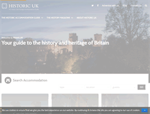 Tablet Screenshot of historic-uk.com